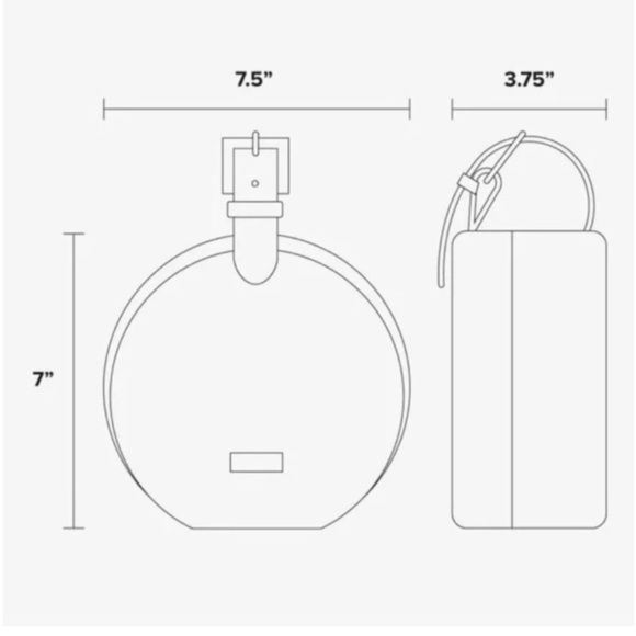 Calpak mini hatbox in rose gold - Picture 3 of 13